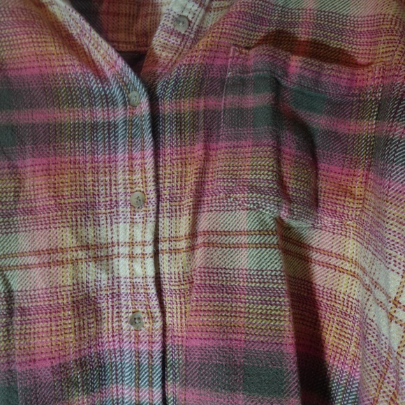 American Eagle Outfitters Women’s Oversized Flannel Shirt XL - Picture 9 of 13